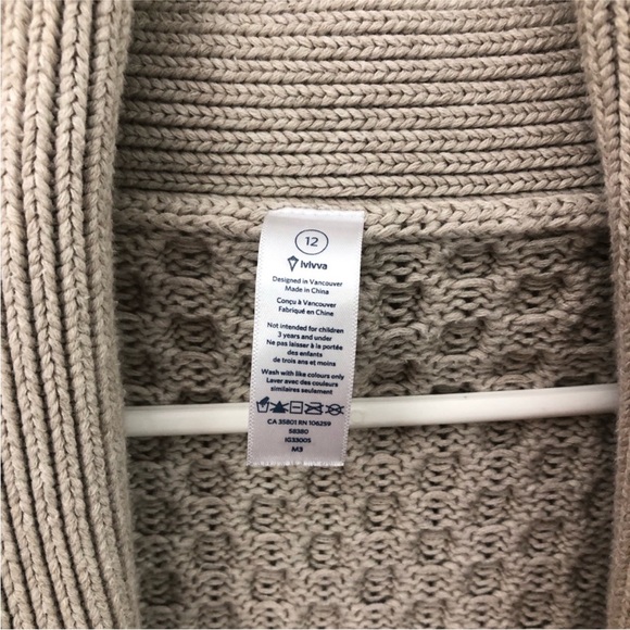 NWOT Ivivva kids (lululemon) Cardigan Sweater - Picture 10 of 11